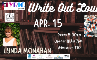 Write Out Loud with Author Lynda Monahan – Tickets at the Door    